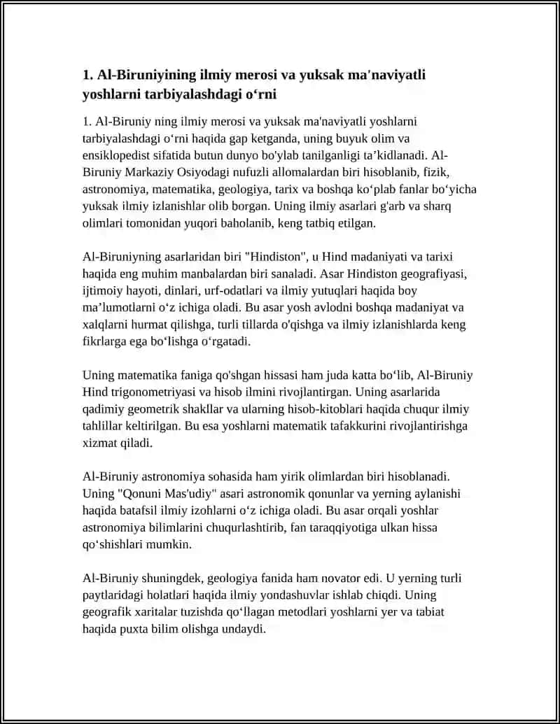 YUKSAK MA’NAVIYATLI YOSHLARNI TARBIYALASHDA O‘RTA OSIYO ALLOMALARI ILMIY MEROSINING O‘RNI 3