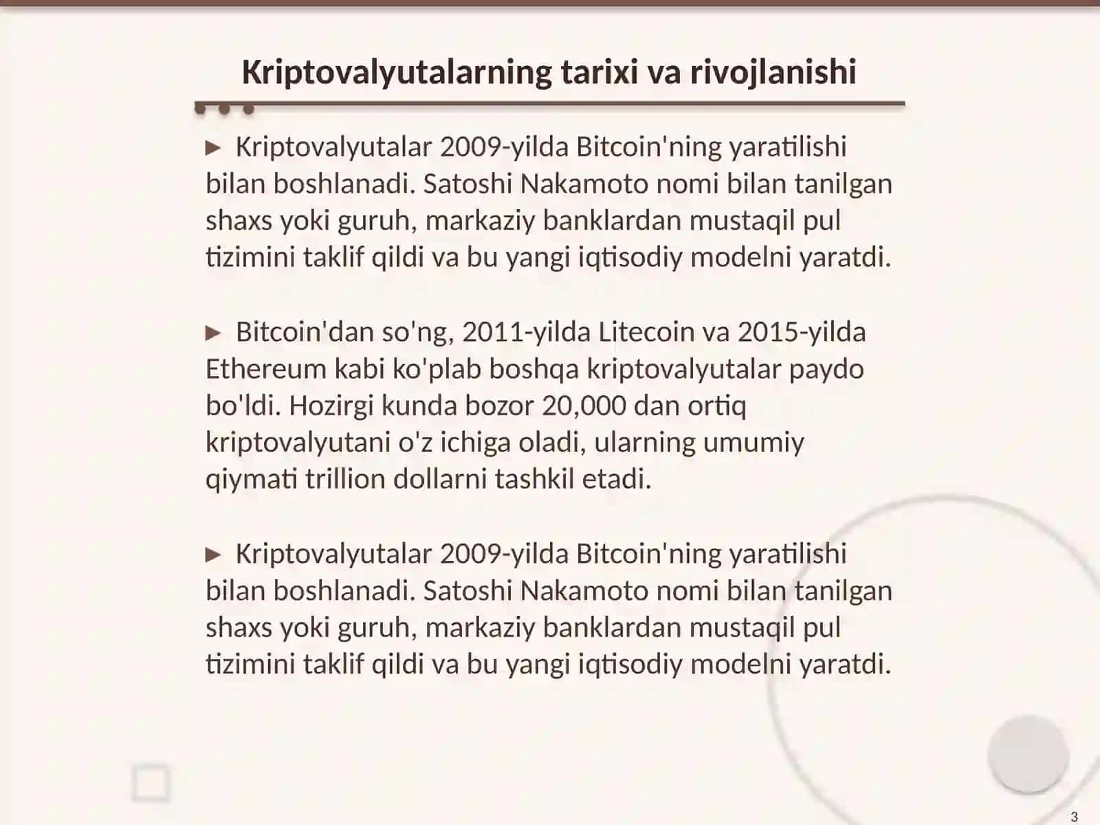 Kirptovalyutalar va blokcheyn texnologiyasi 3