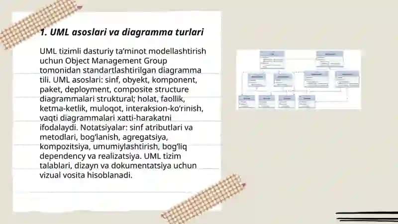 Daturiy tizimlarni loyihalash usullari (UML dizayn patternlar) 3