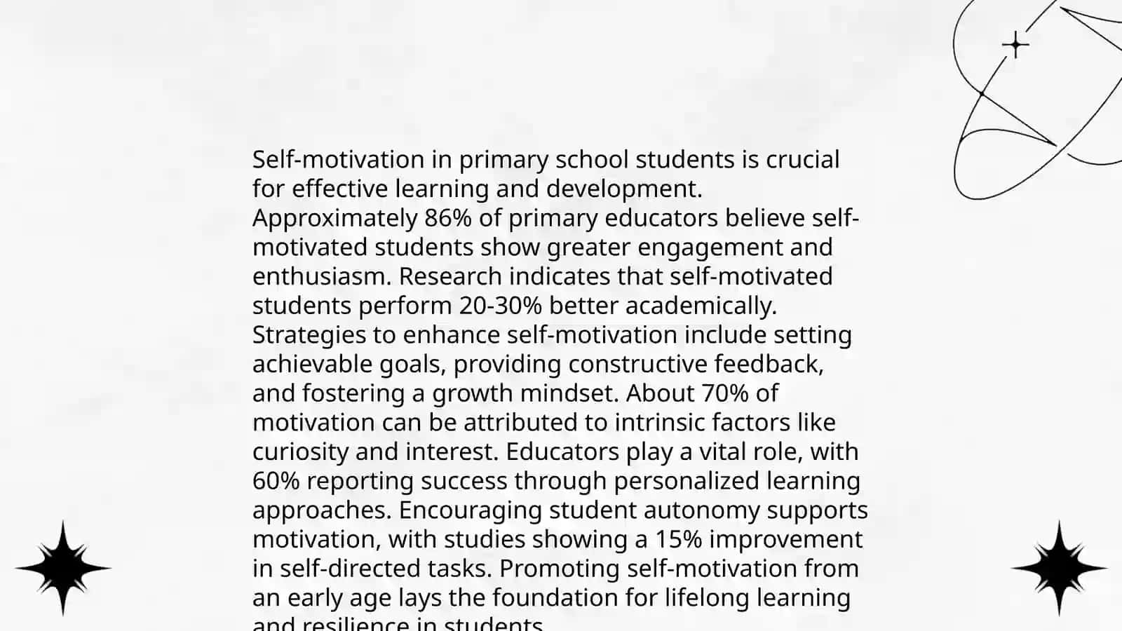 Characteristics of self-study for different grades at primary school 3