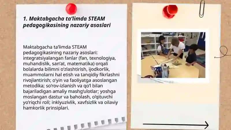 Maktabgacha taʼlimda Steam texnologiyasi 3