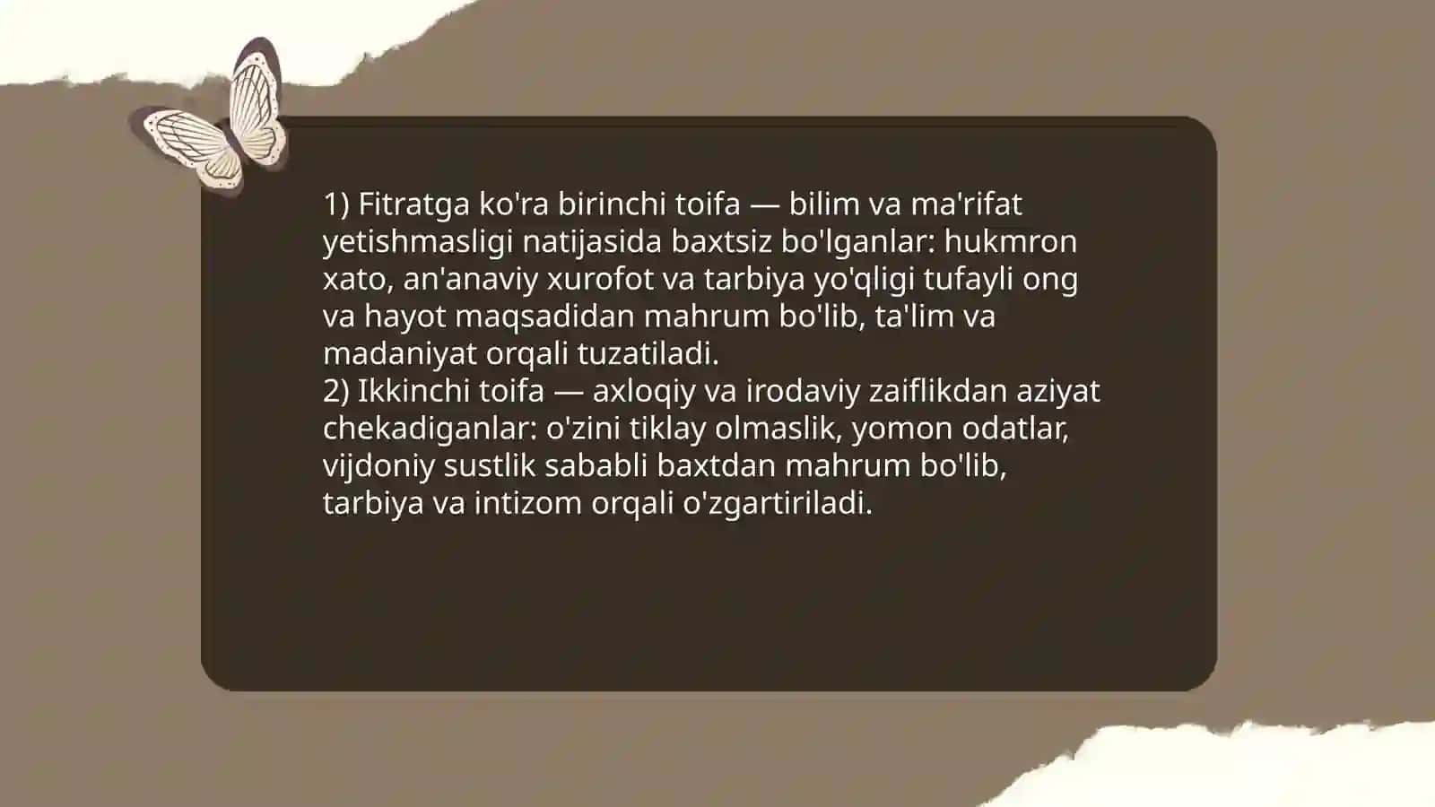 A.Fitratning "Rahbari najot" risolasidagi Baxtsiz odamlarning ikki toifasi oid qarashlari 3