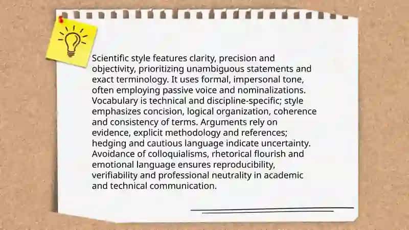 Scientific style 3