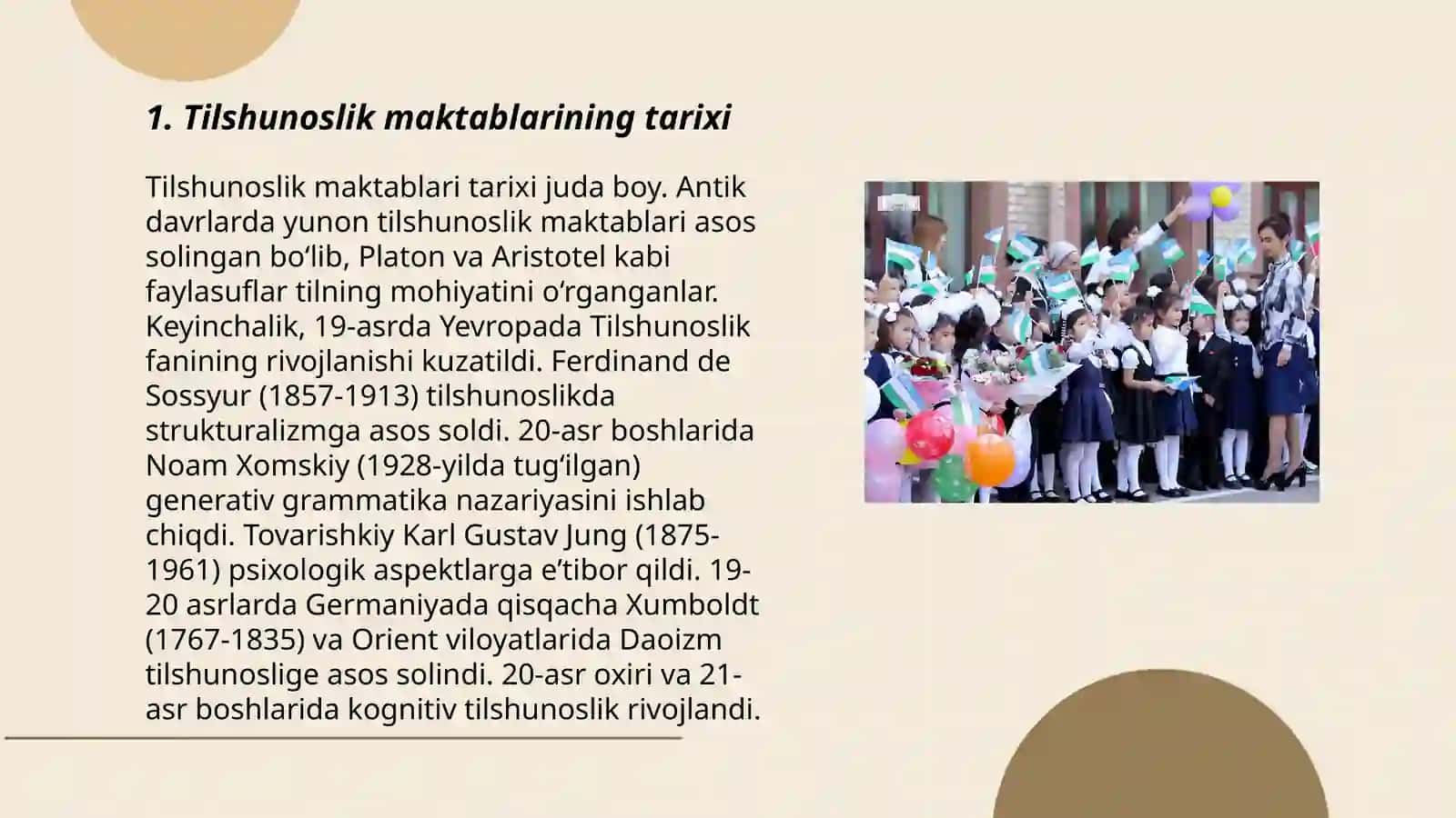 Tilshunoslik maktablari tarixi 3