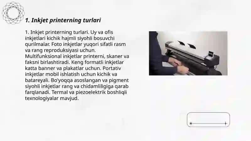 Inkjet printerning turlari 3
