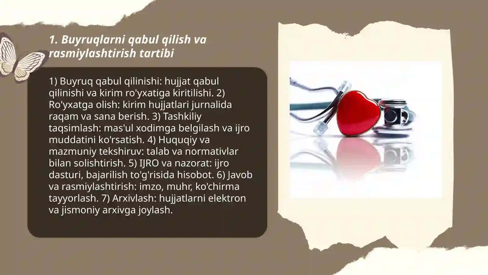 Buyruqlarni qabul qilish va rasmiylashtirish tartibi 3