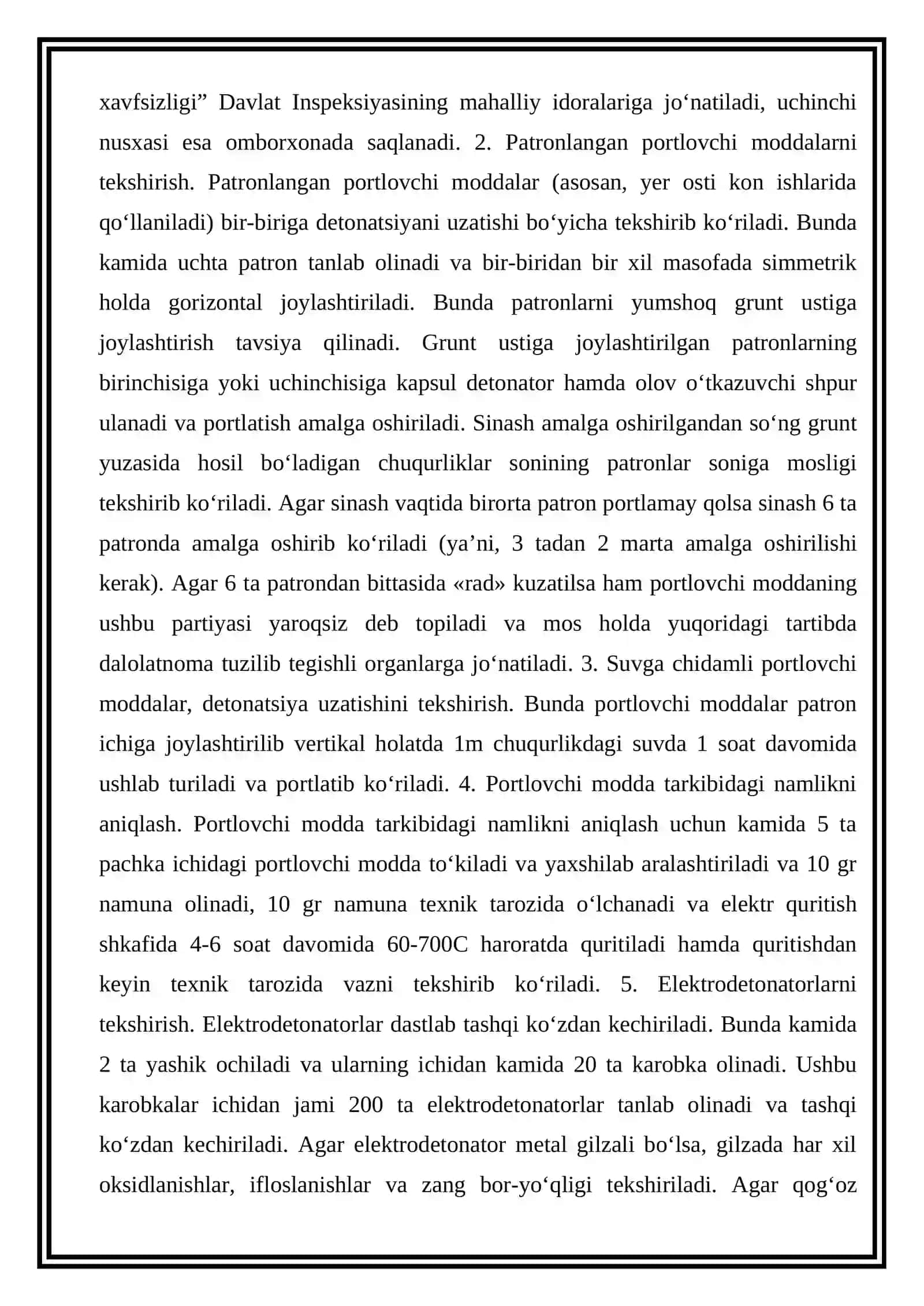 Sanoat portlovchi moddalarini sinash usullari 3