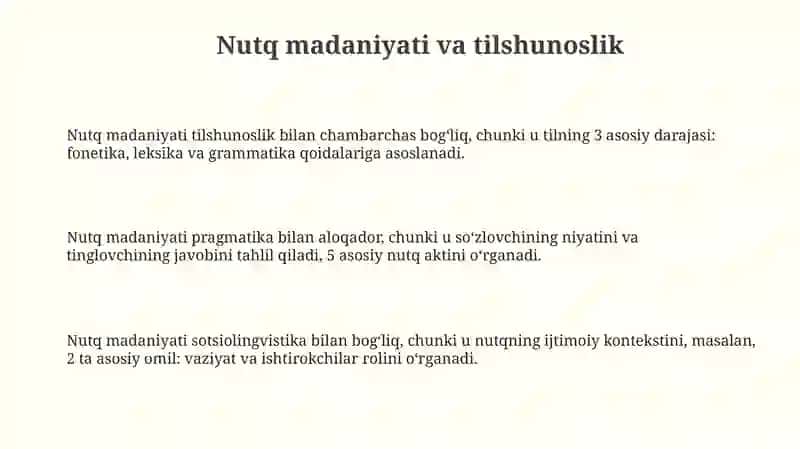 Nutq madaniyati va tilshunoslik 3