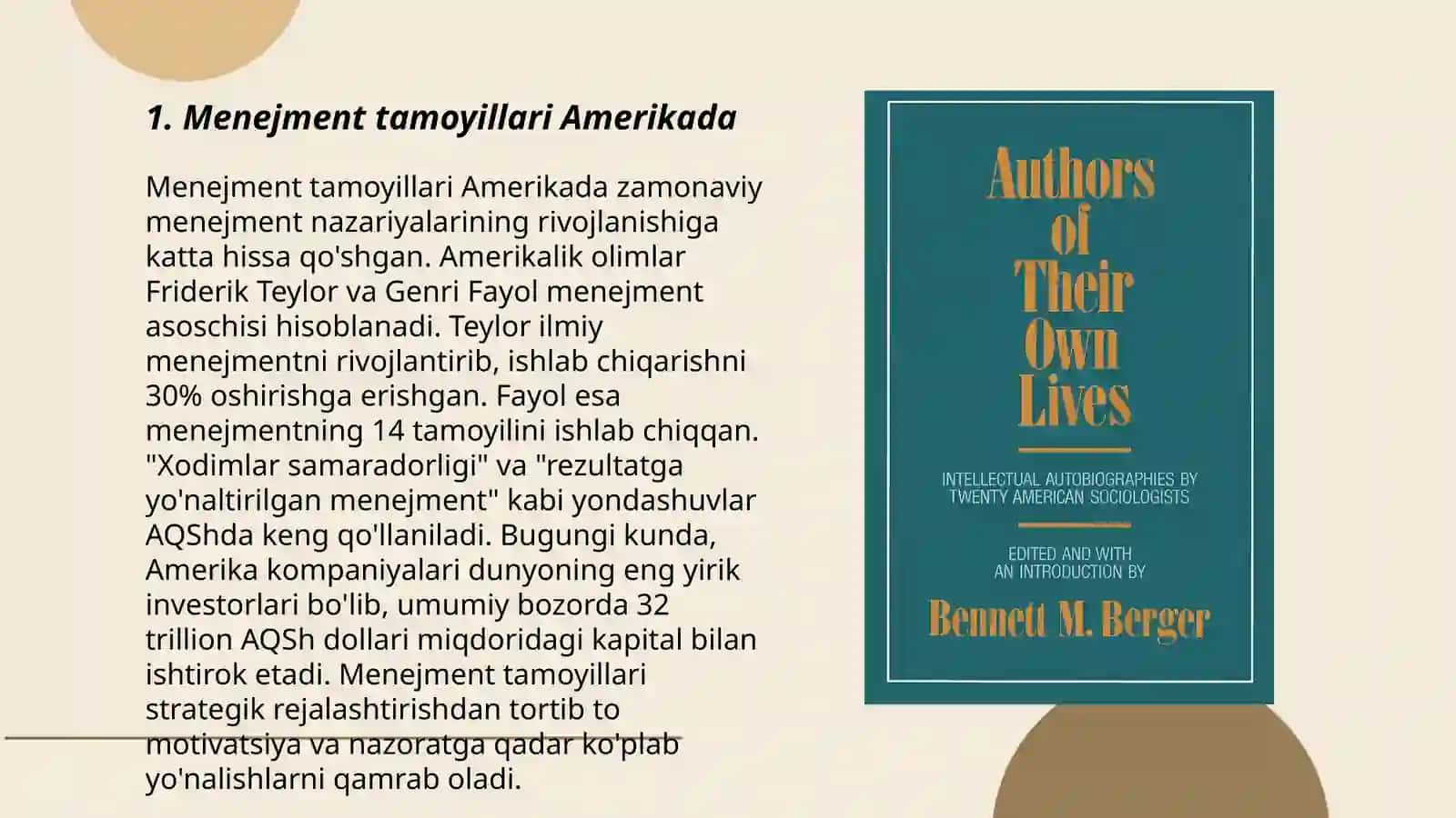 Menejmentning Amerika modeli 3