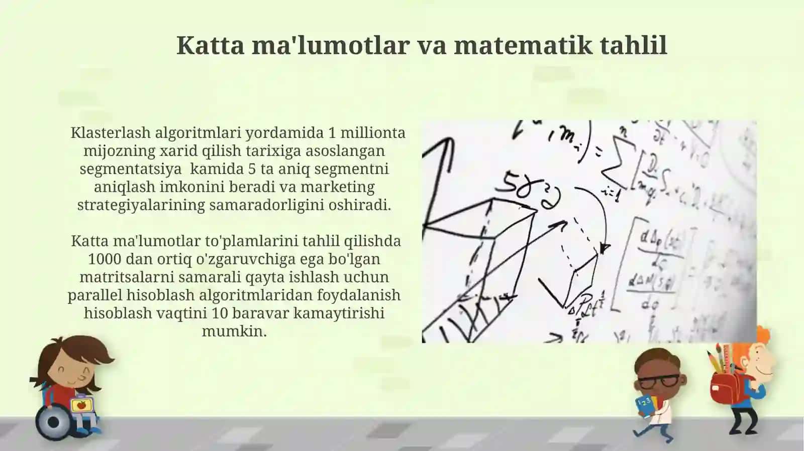 Matematik moumolarni innovatsion hal qilish 3