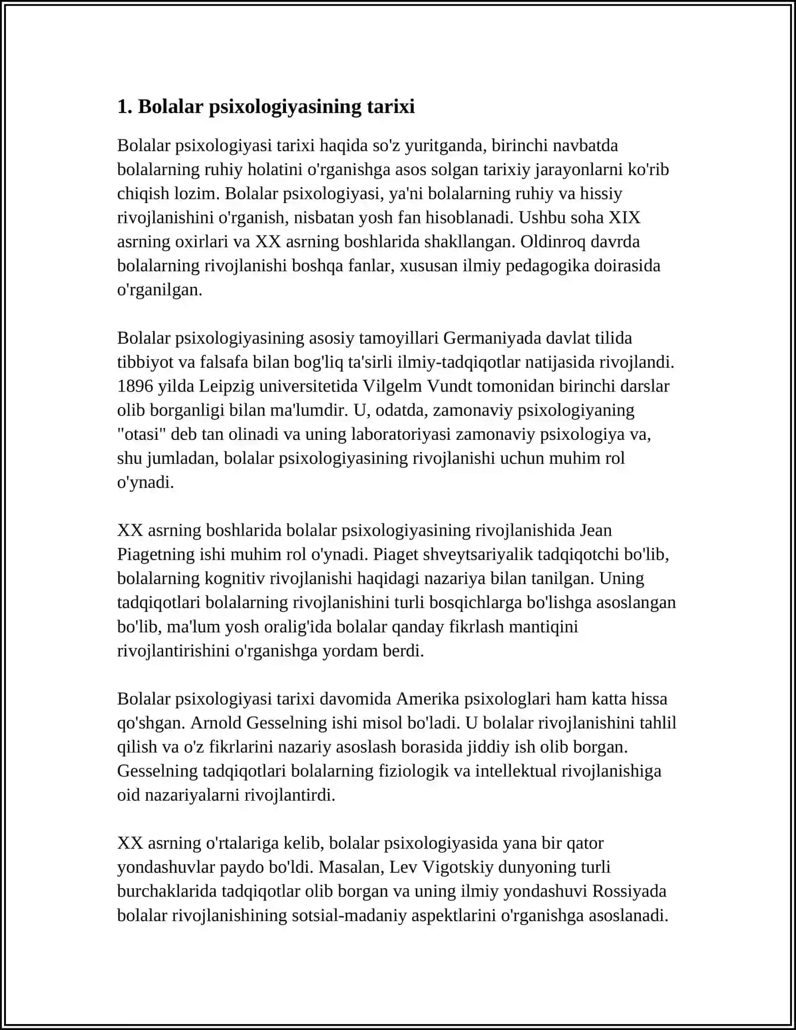BOLALAR PSIXOLOGYASINING PREDMETI VA VAZIFASI 3