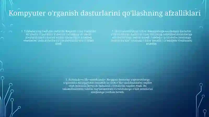O'Rganilayotgan Til Bo'Yicha Mavjud Kompyuter O Gitish Dasturlari Umumiy Tasavvuri 3