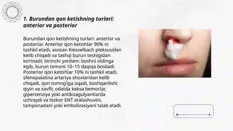 Burundan qon ketganda birinchi tibbiy yordam Jahongir 3