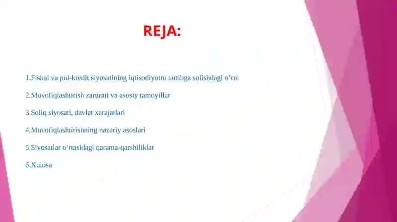 Fiskal va pul-kreditsiyosatini iqtisodiyotni tartibga solishda gi'o'rni 3