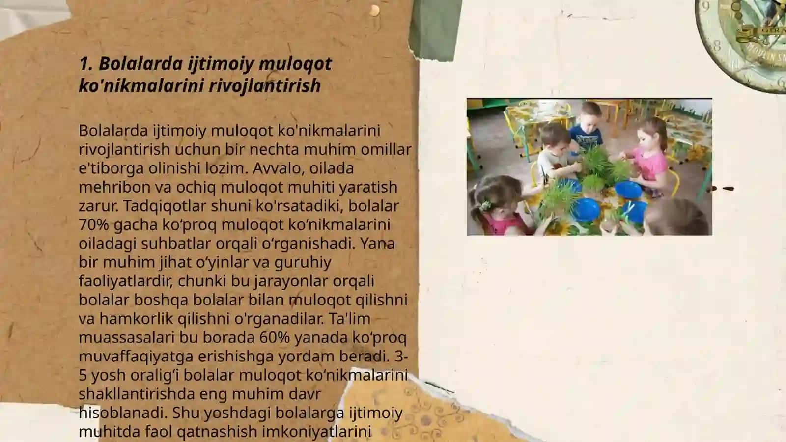 Bolalarning mehnat koʻnikma va malakalarini shakllantirish orqali maktabga tayyorlash 3