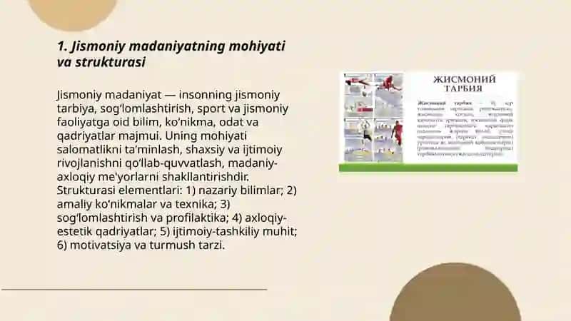 Jismoniy madaniyatning tarkibiy elementlari 3