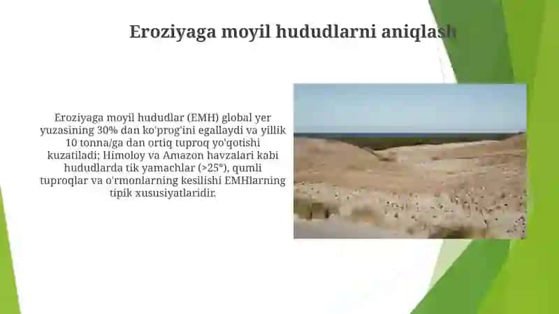 Eroziyaga moyil hududlar 3