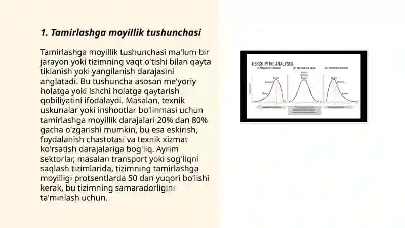 Tamirlashga moyillik va uning korsatkichlari 3