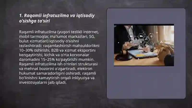 Raqamli iqtisodiyot va Iqtisodiy o'sish 3