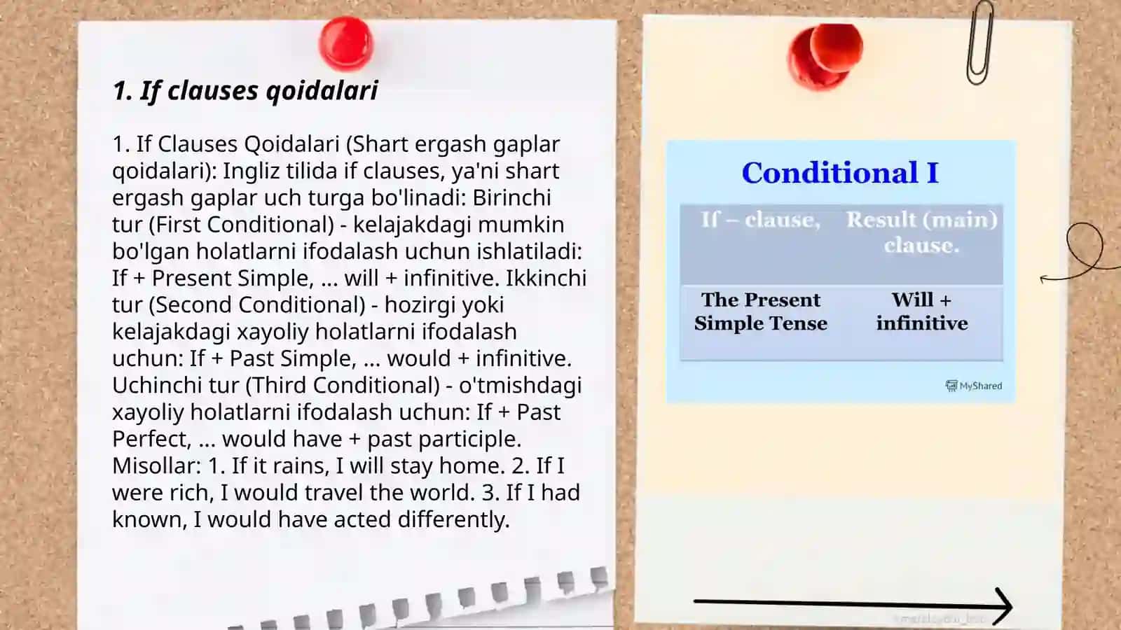 If clauses qoidalari 3
