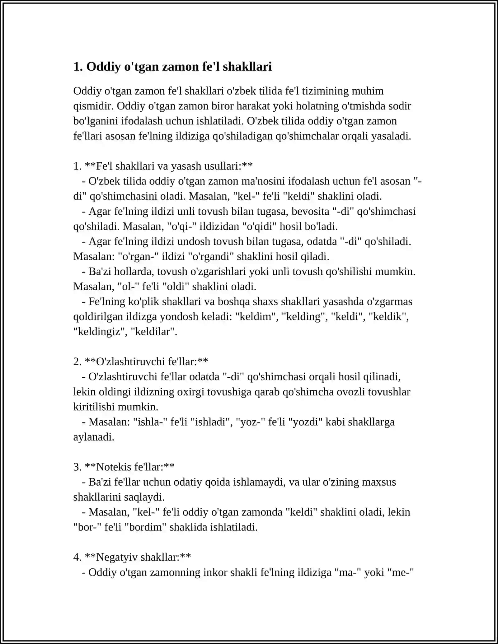 PAST SIMPLE 3