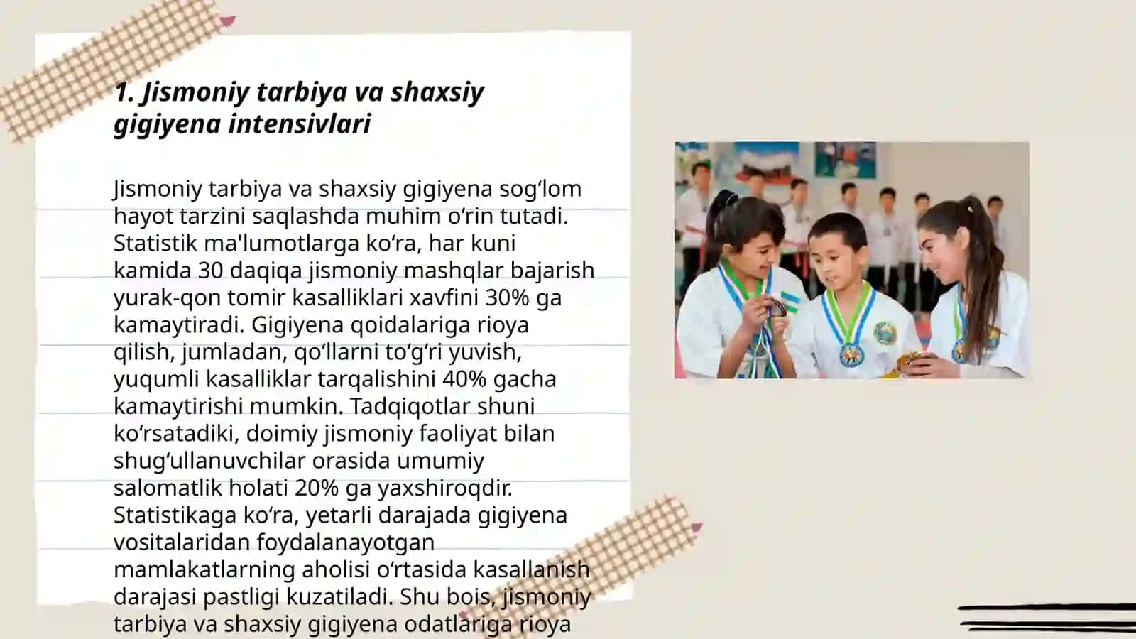 Jismoniy tarbiya darslarida shaxsiy va jamoat gigiyenasi 3