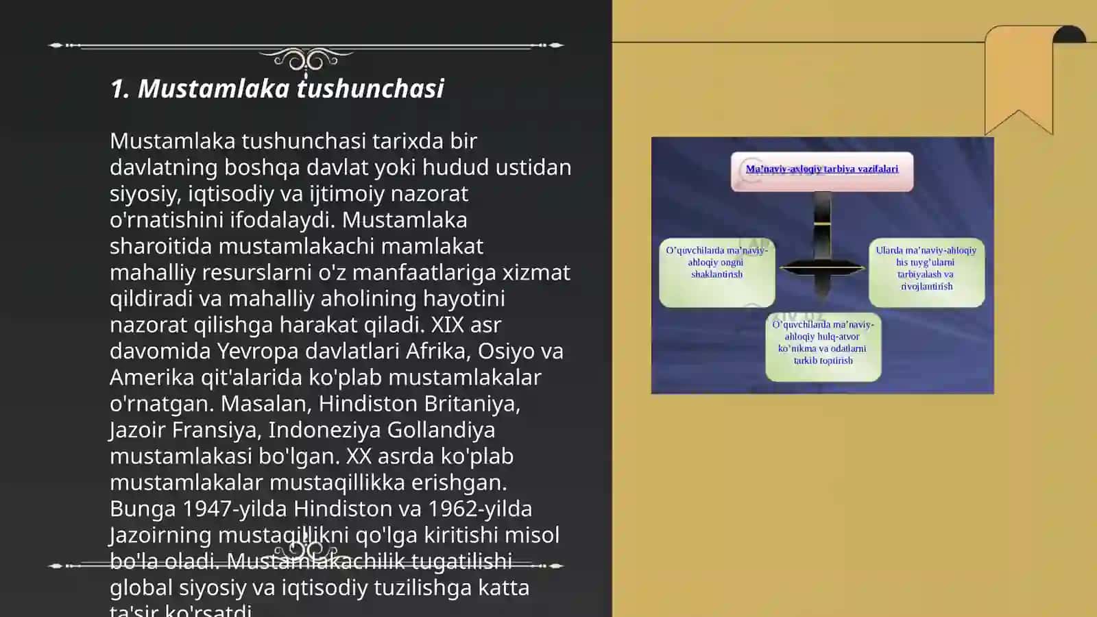 Mustamlaka boshqaruv tartiboti va uning mohiyati 3
