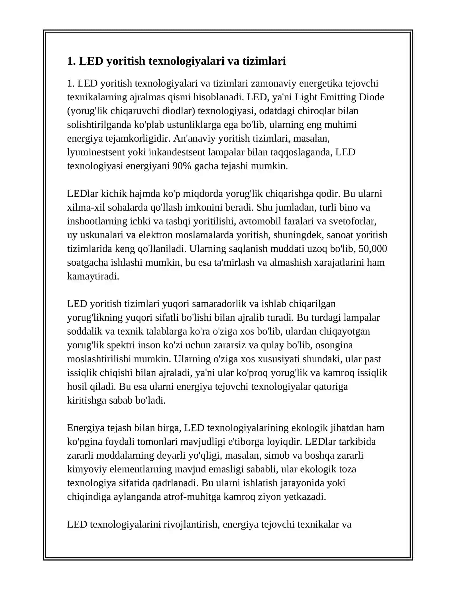 ENERGIYA TEJOVCHI TEHNIKA, TEHNOLOGIYALAR 3