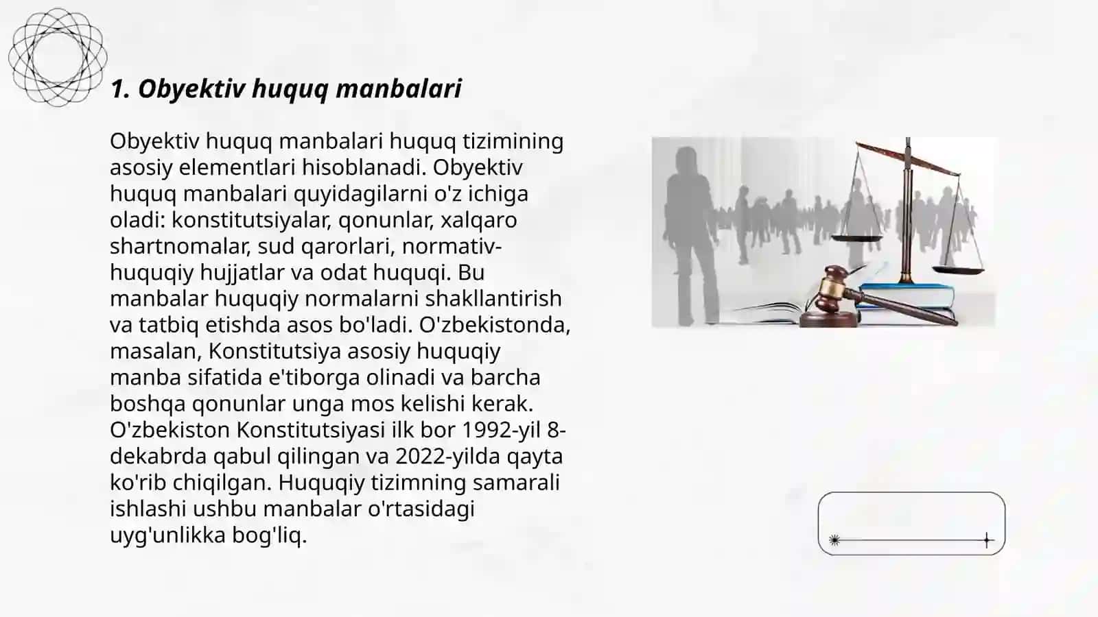Obyektiv huquq manbalari 3