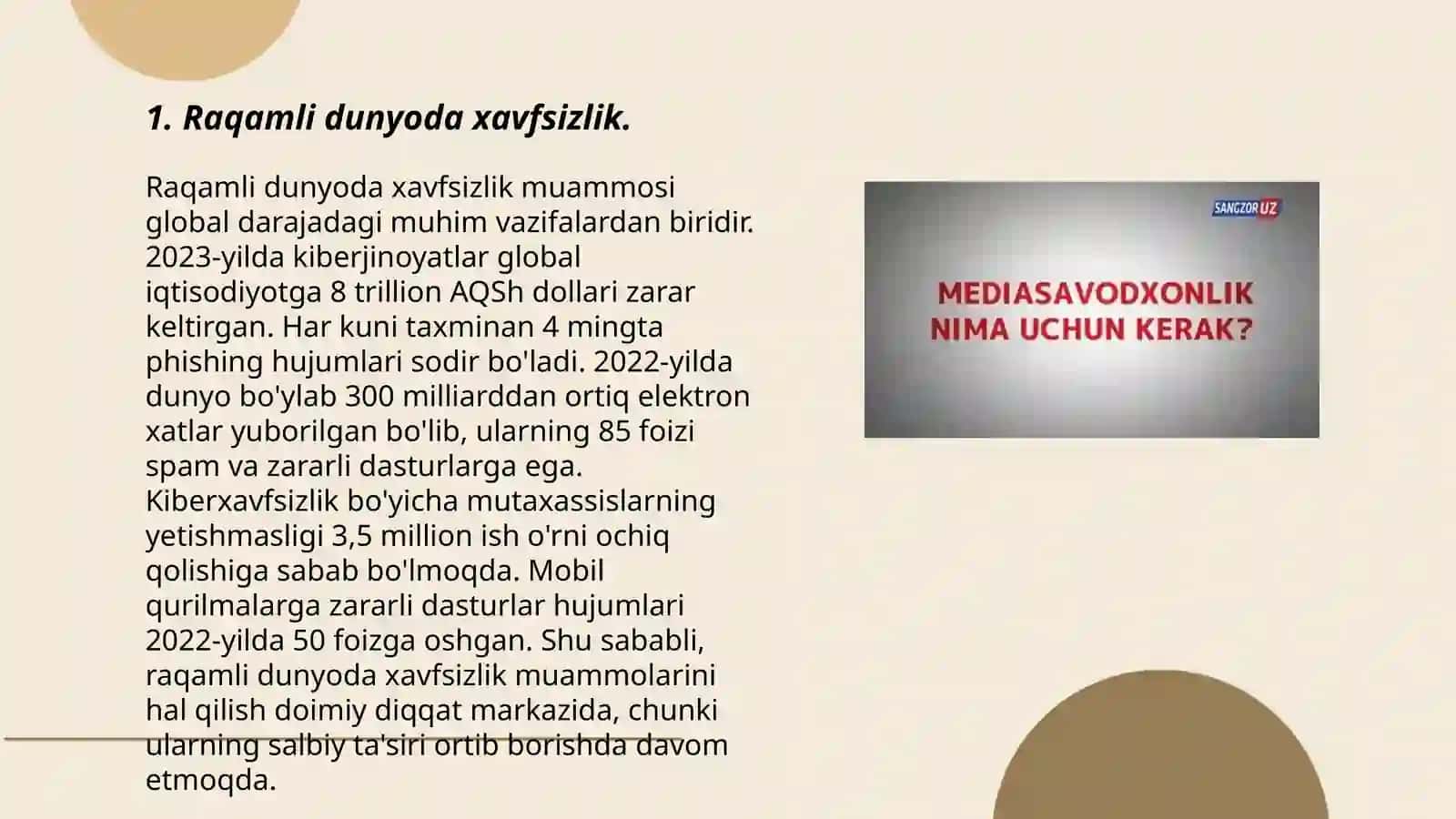 Siz nima uchun media savodli bõlishingiz kerak? 3