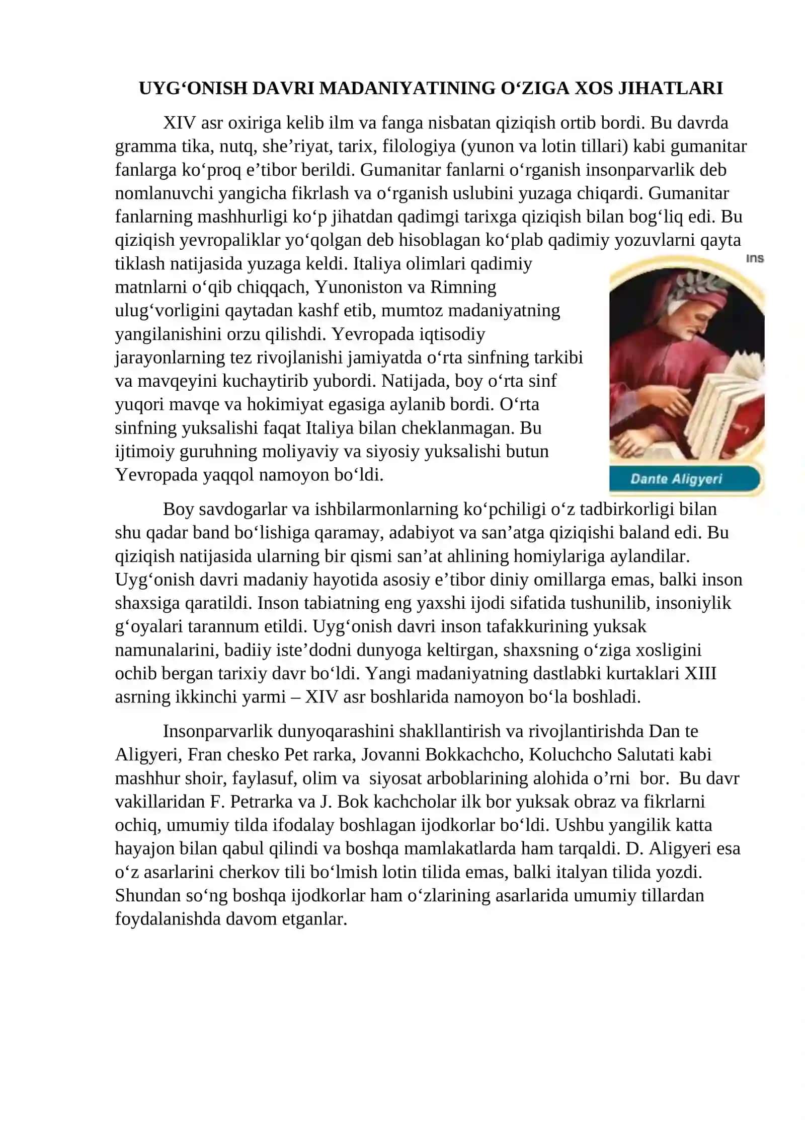 Ilk Uyg‘onish davri madaniyati 3