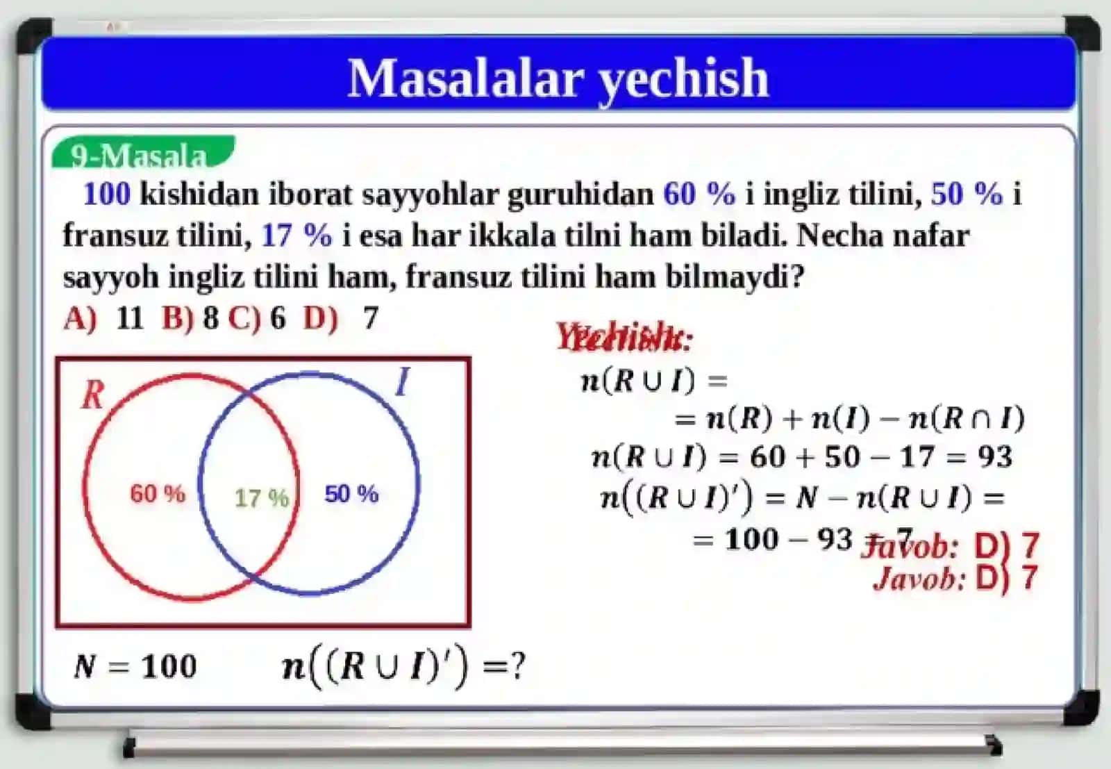Matematik induksiyasi metodini qo'llashga oid misollar yechish 3