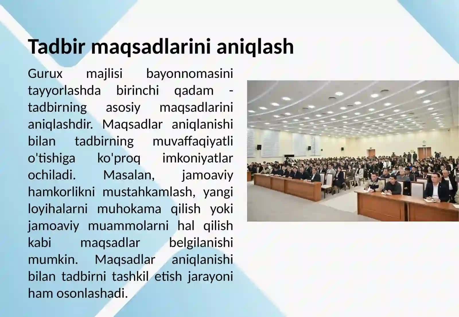 Guruh majlisi bayonnomasini tayyorlash 3