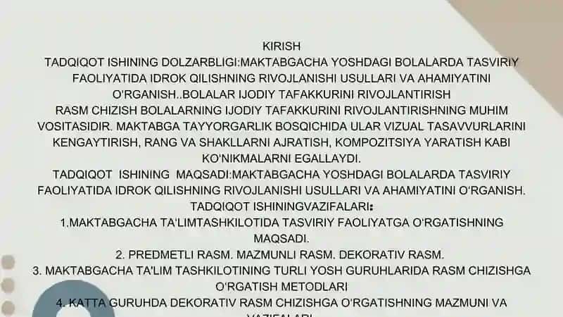 MAKTABGA TAYYORLOV GURUHDA BOLALARNI RASM CHIZISHGA O‘RGATISH METODLARI 3