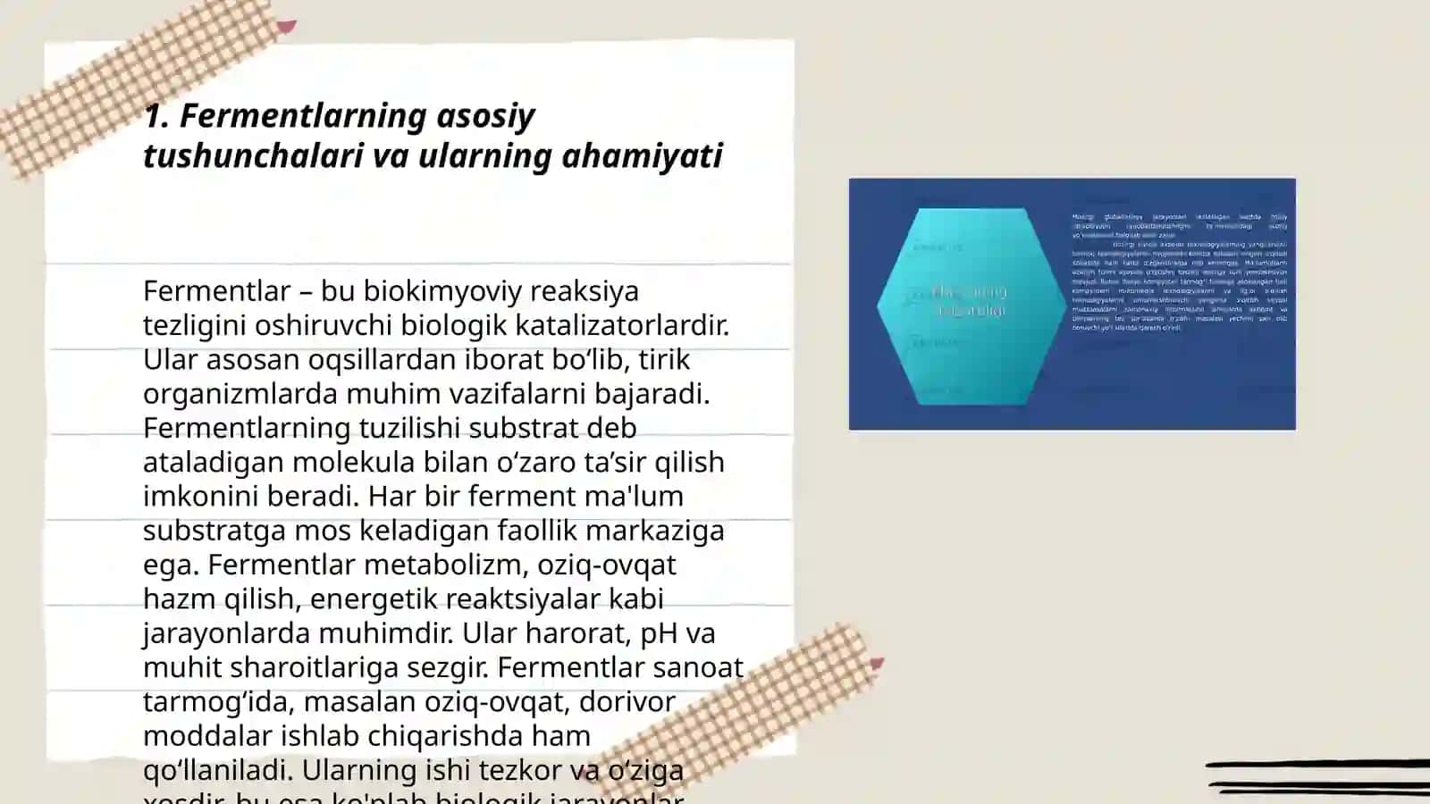 Goʻsht va sut tarkibida uchraydigan fermentlar va ularning tasnifi 3