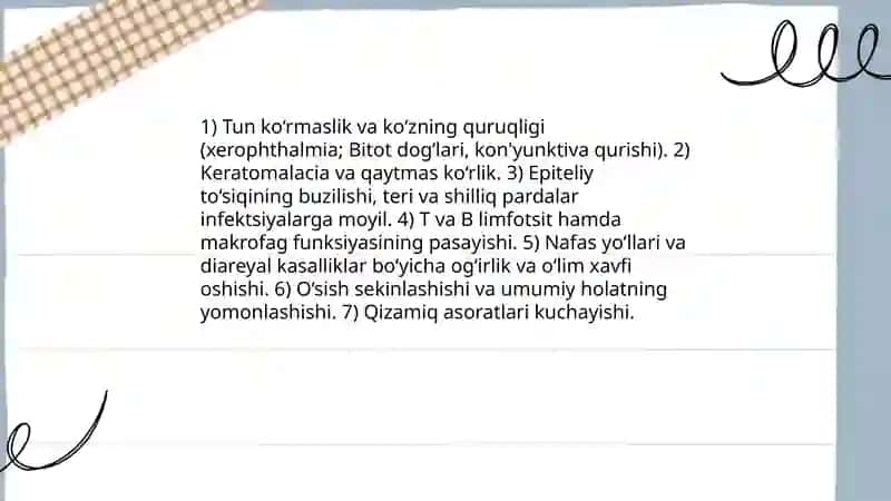 Bolalarda vitaminlar yetishmovchiligining oqibatlari 3