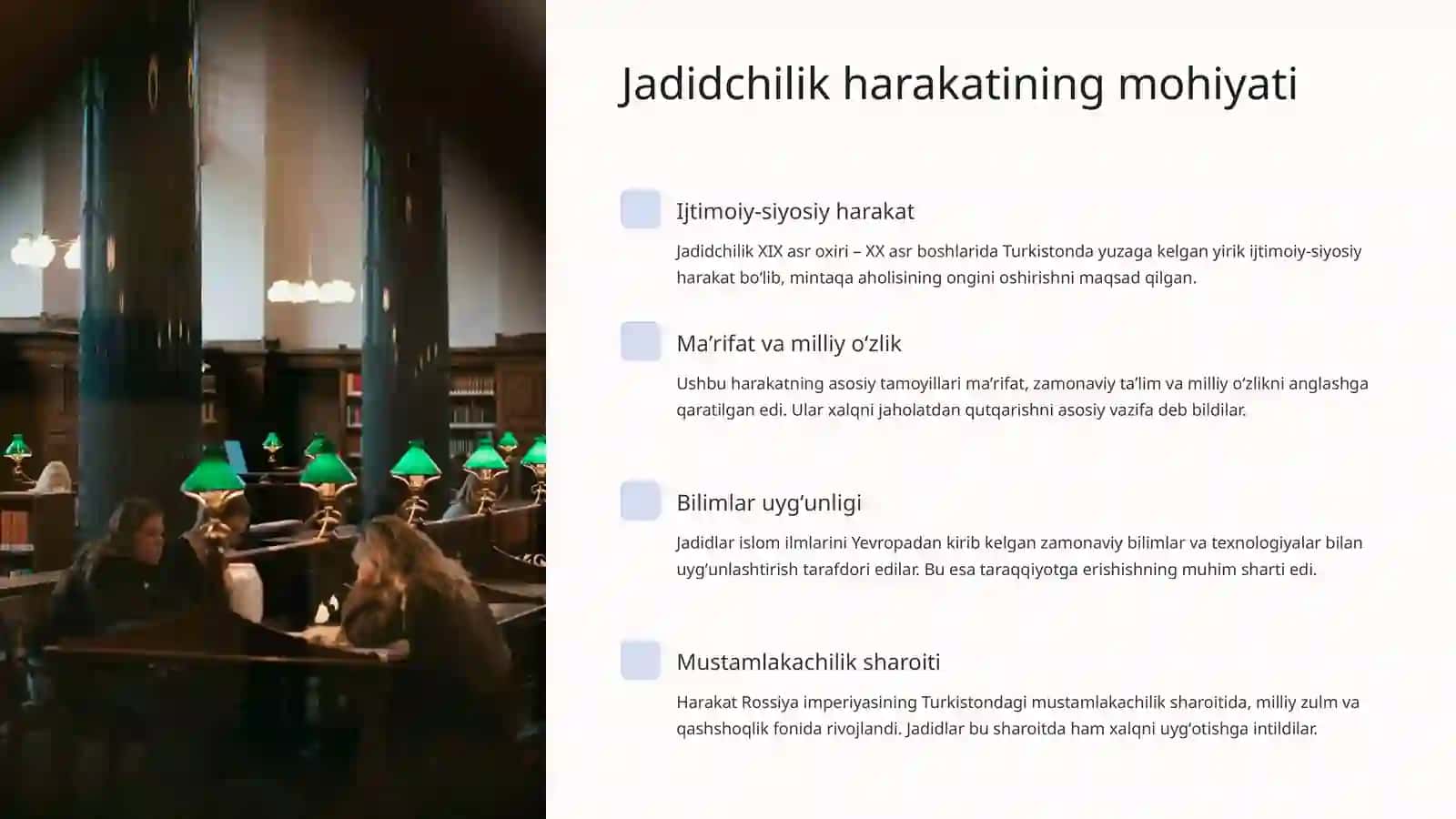 Jadid ma'rifatparvarlarining oʻtmishdagi roli 3