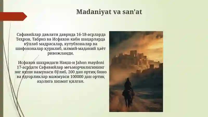 Safaviylar davlati 3