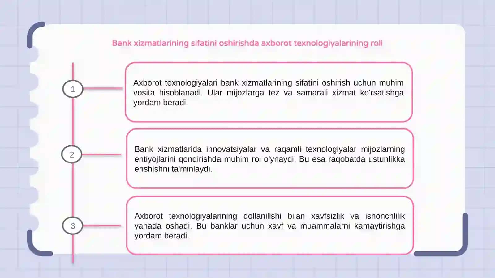Bank xizmatlari sifatini oshirishda axborot texnologiyalari 3