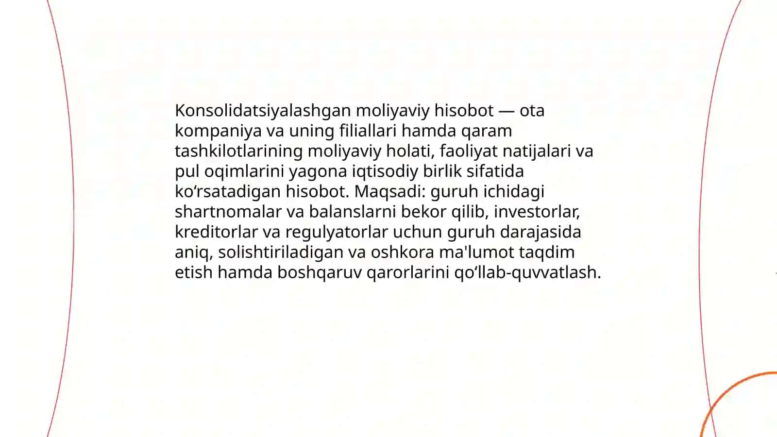 Konsalidatsiyalashgan moliyaviy hisobot 3