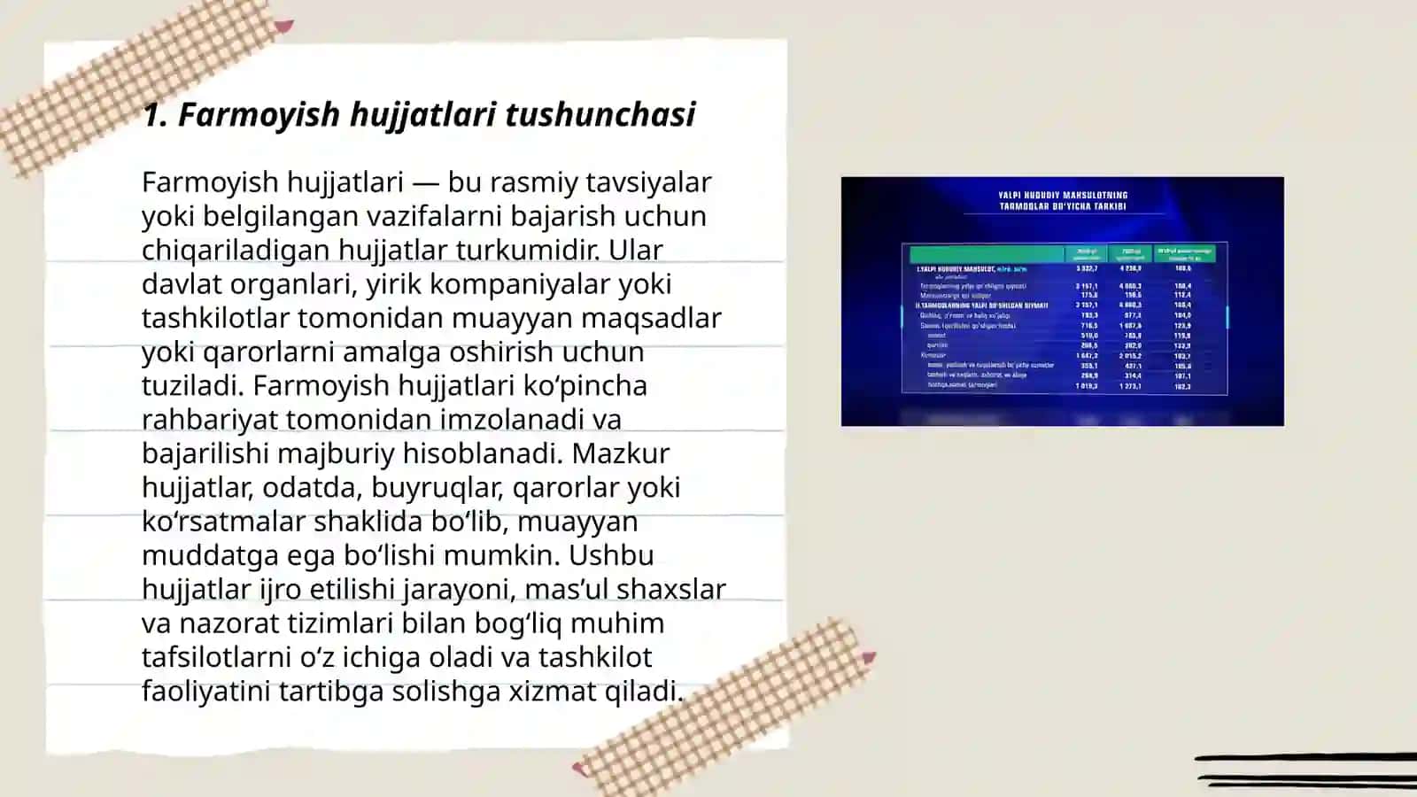 Farmoyish hujjatlari va ularning turlari 3