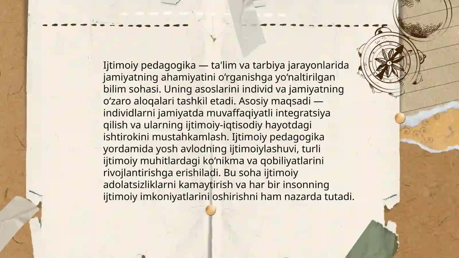 O'zbekistonda ijtimoiy pedagogikaning rivojlanish tarixi 3