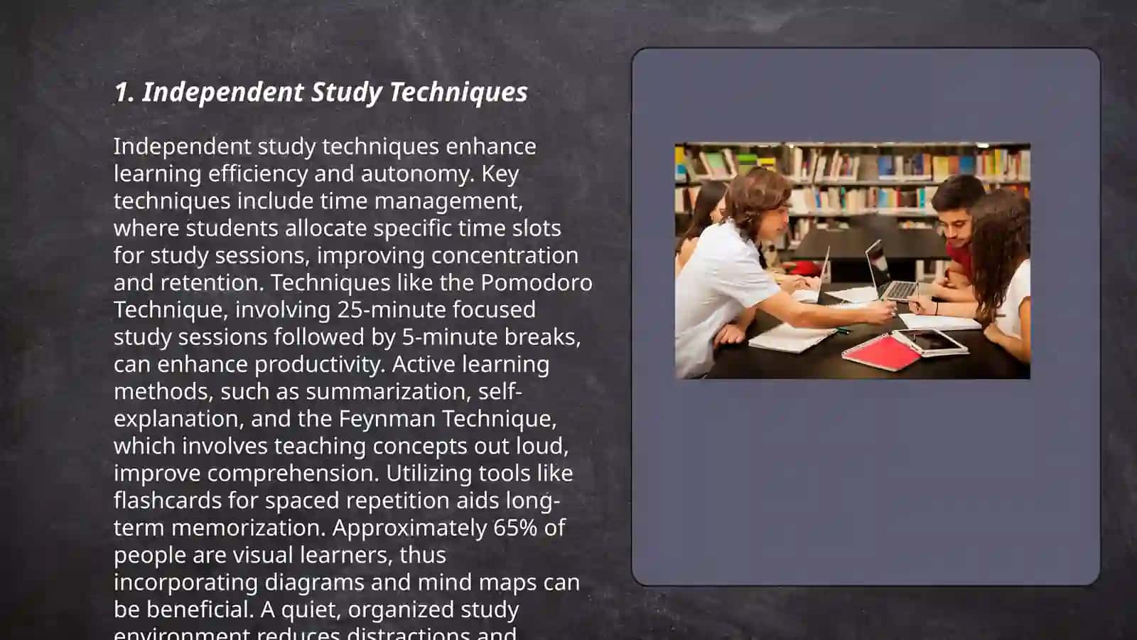 Independent Study Techniques 3