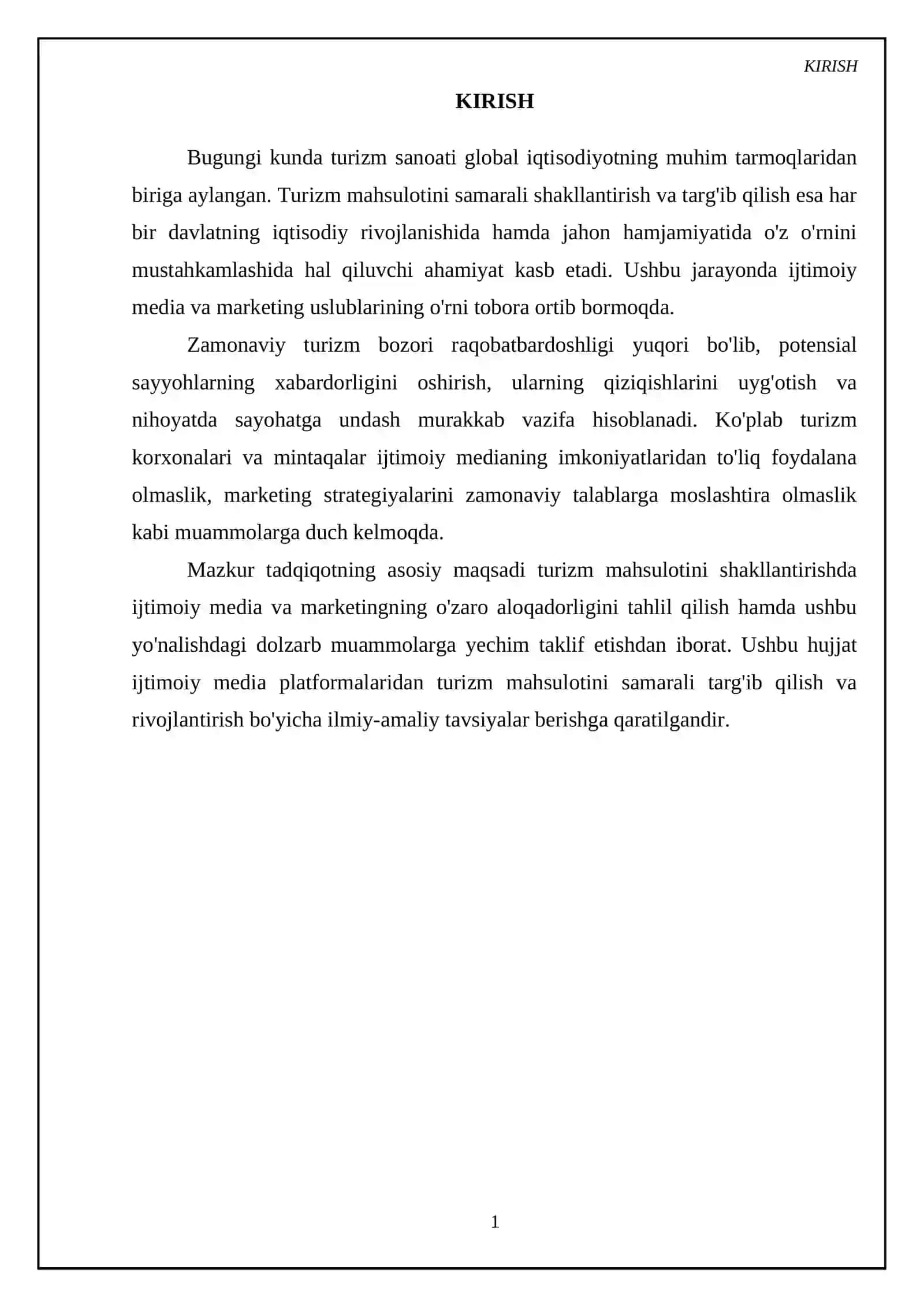 Turizm mahsulotini shakillantirshda ijtimoiy mediya va marketing 3