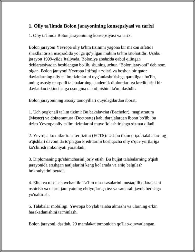 OLIY TA'LIM VA BOLON JARAYONLARI 3