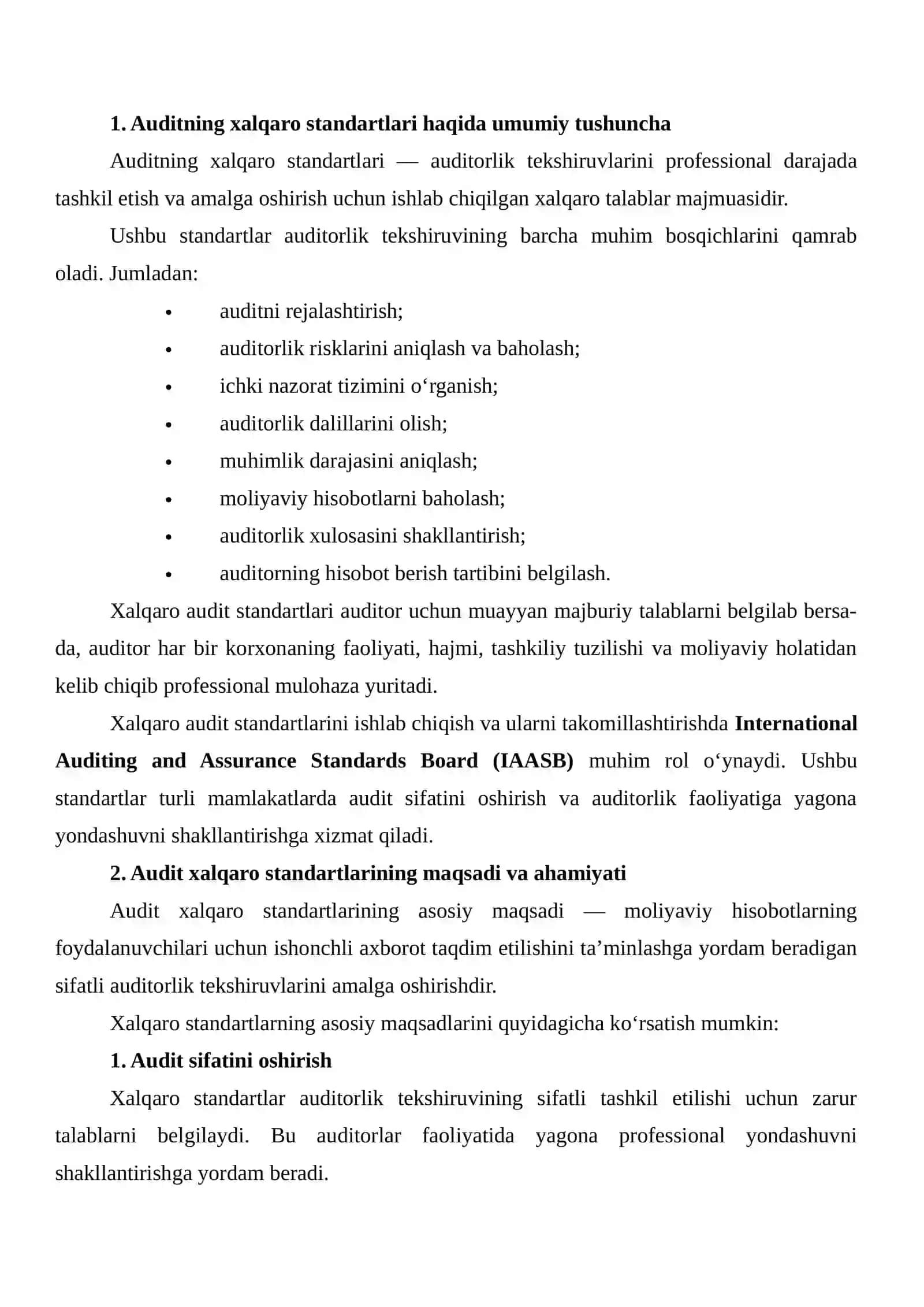 Auditning xalqaro standartlarini maqsadi va umumiy tamoyillari 3