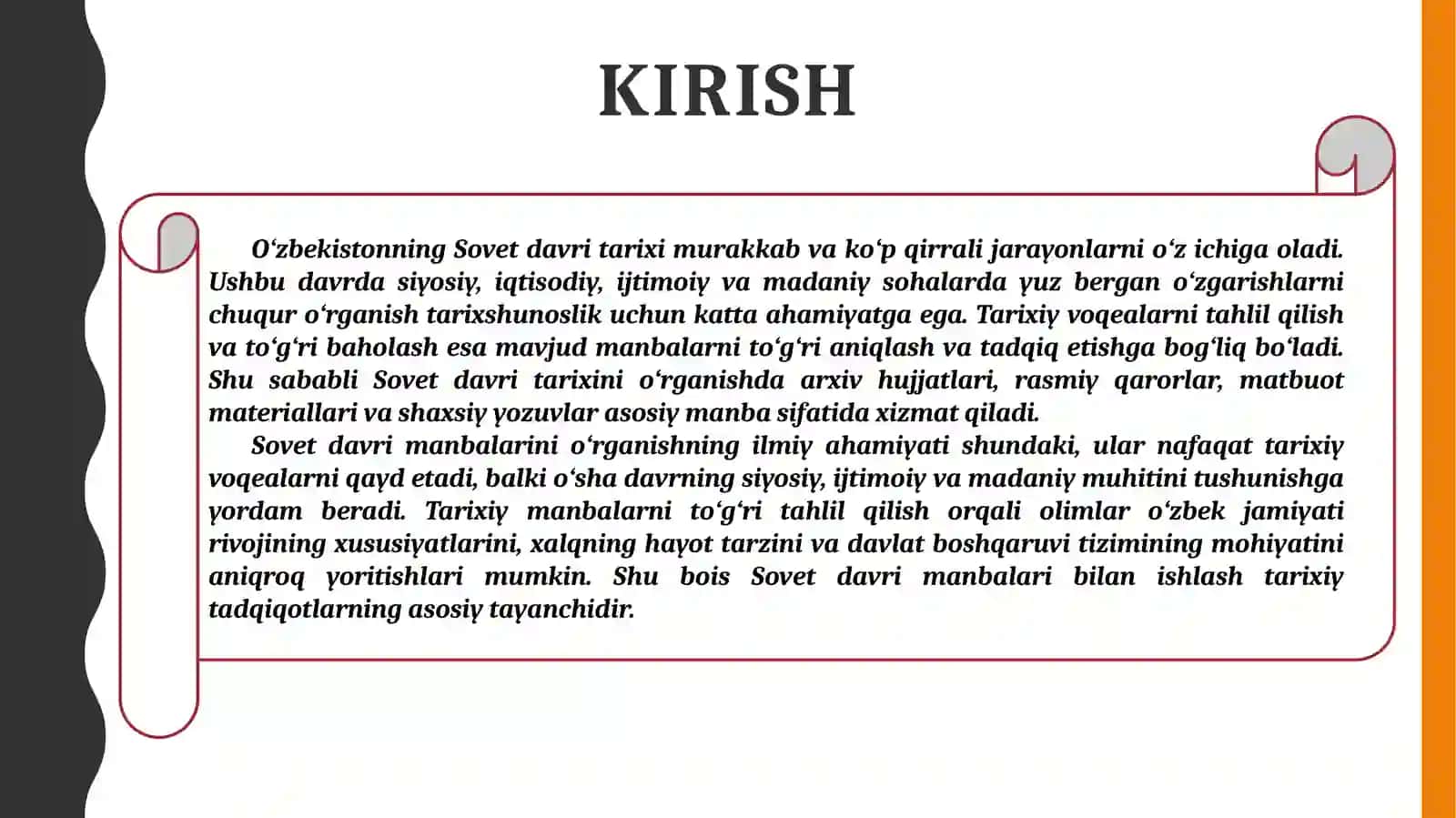 O‘zbekistoning Sovet davri tarixi bo‘yicha manbalar 3