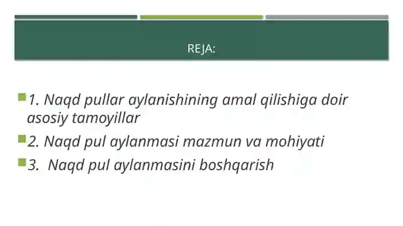 O’zbekiston Respublikasini pul tizimi va uning elementlari 3
