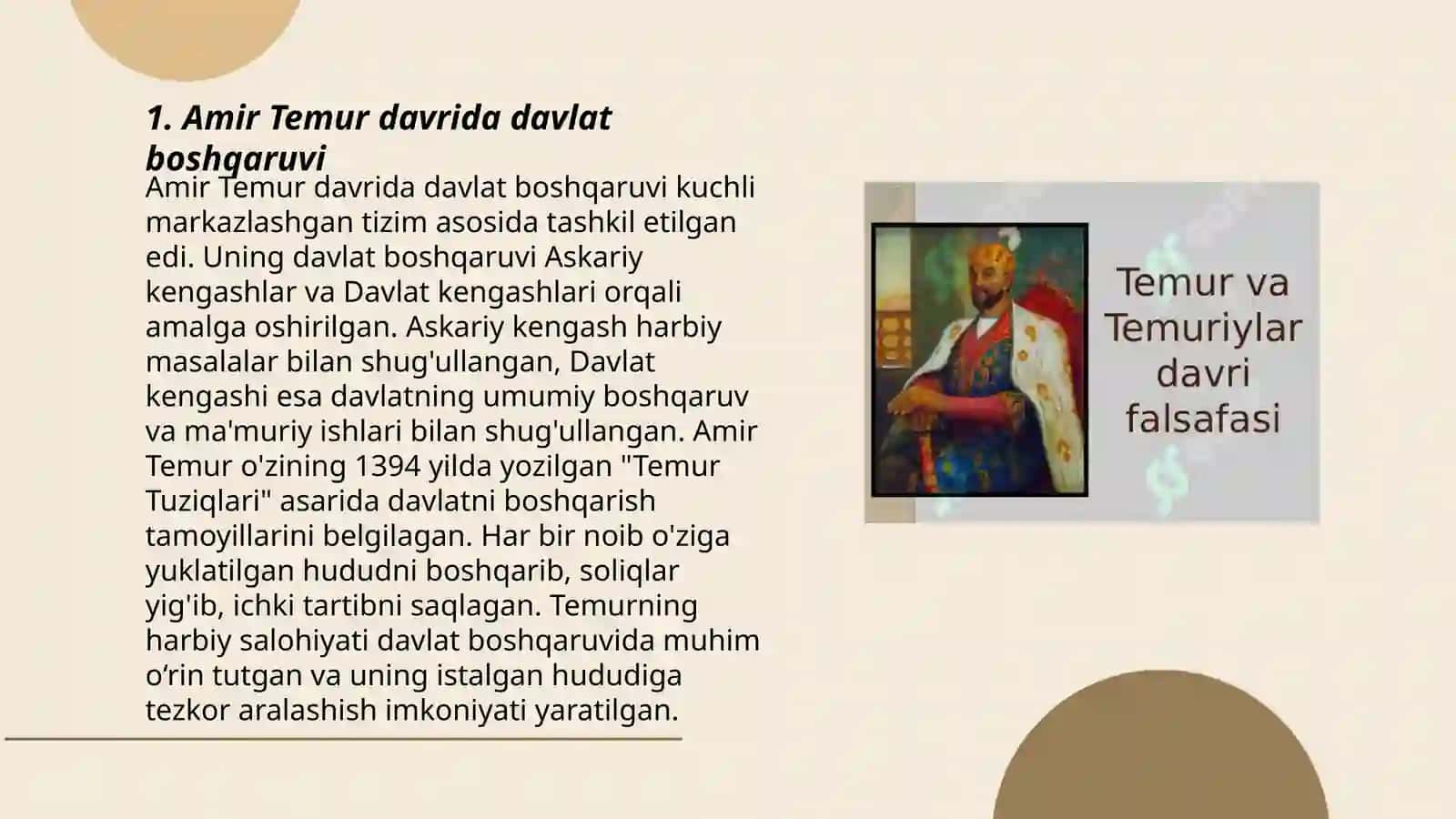 Amir Temur ulli mâmleketlik ğayratker 3