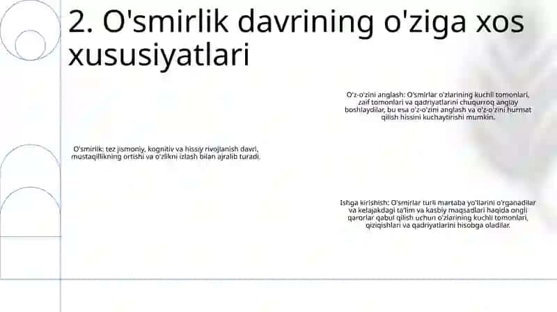 Yoshlik Davri Va Uning Òziga Xos Xususiyatlari 3